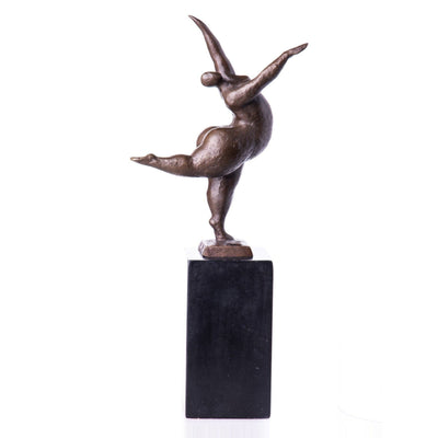 Bronze Sculpture of a Dancing Female Figure | Figurines & Statues