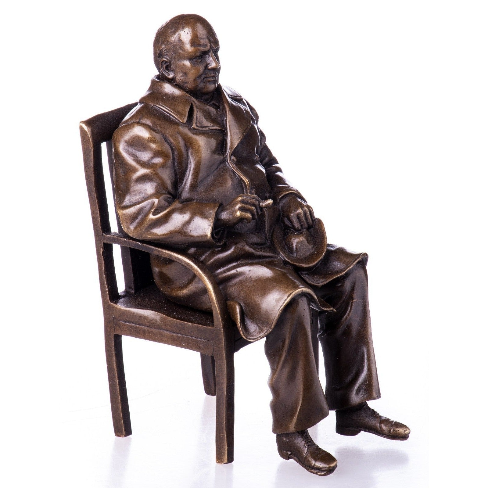 Bronze Seated Statesman | Figurines & Statues | Home Decor