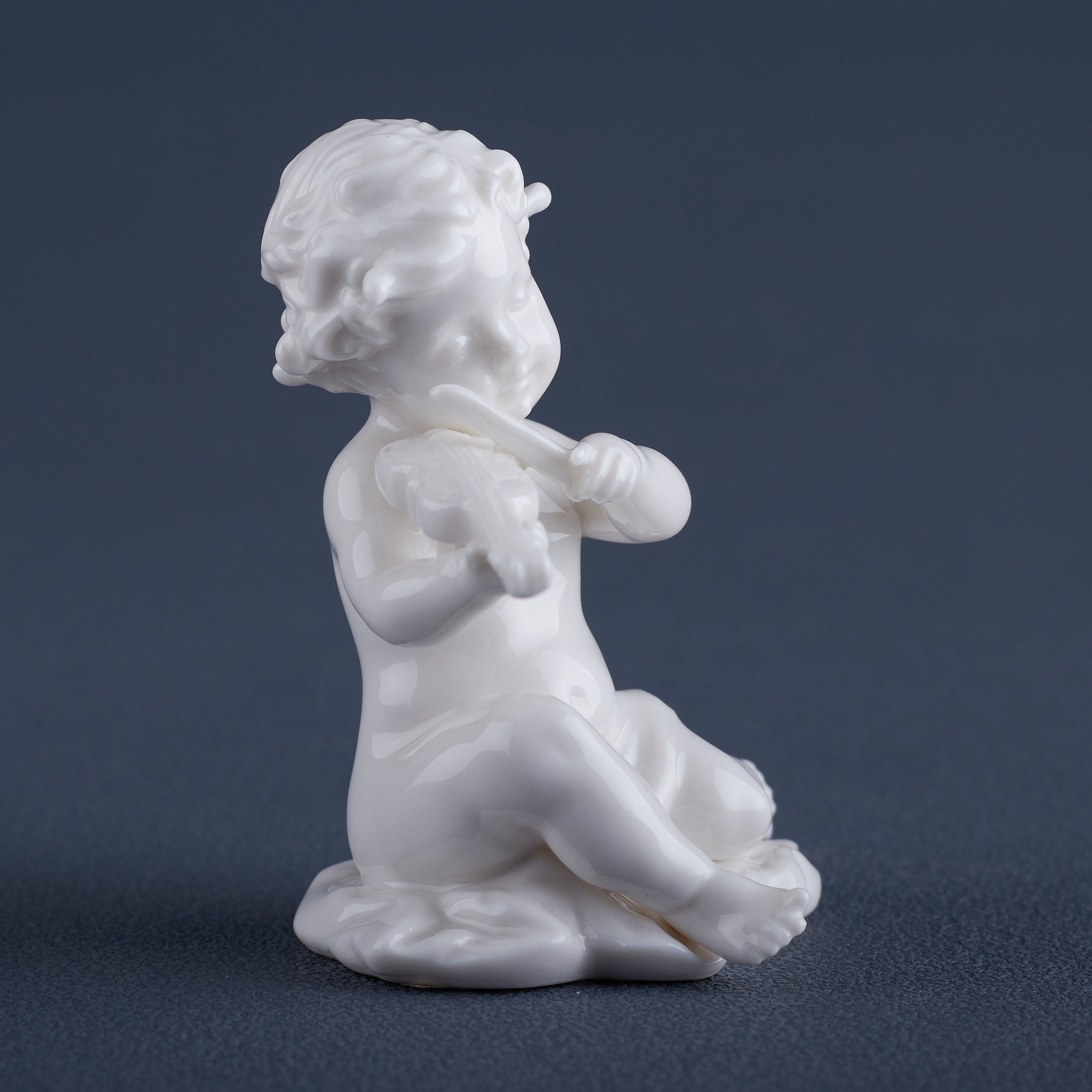 Infant Playing Violin(White)