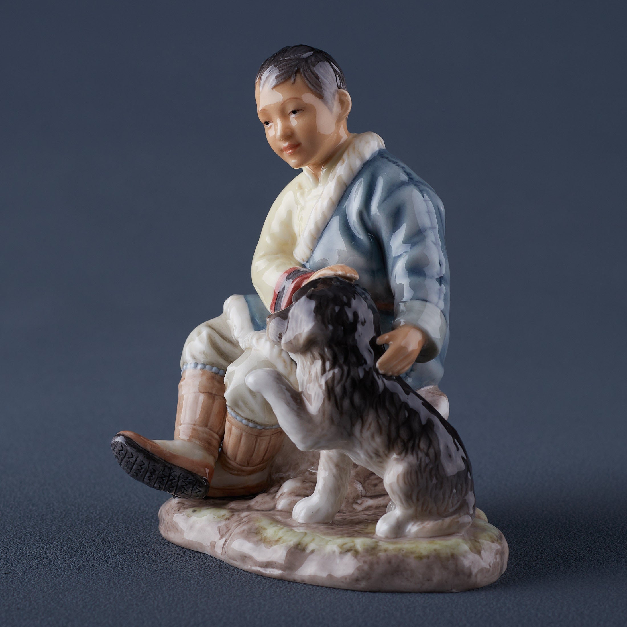 TibetanBoy and Tibetan Mastiff