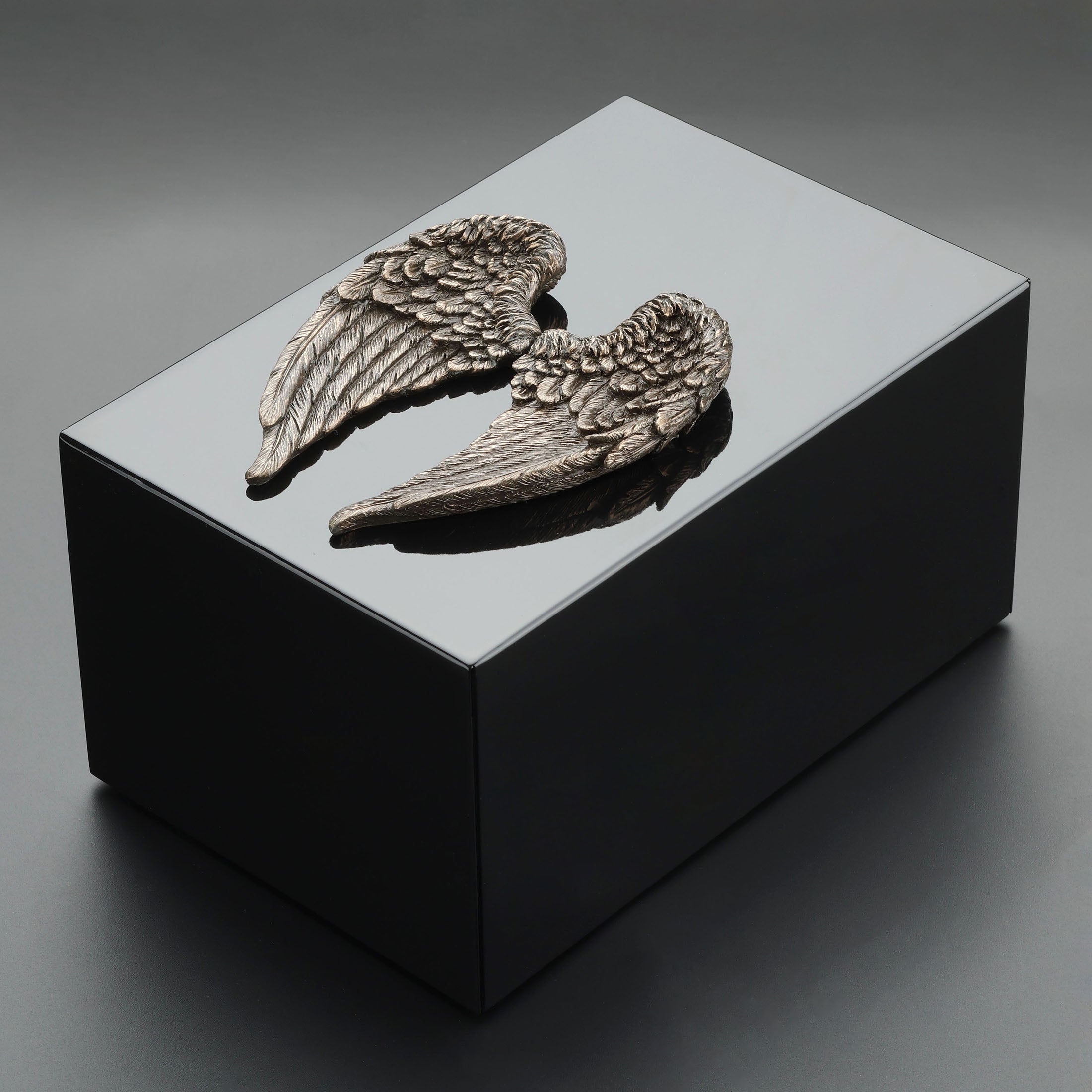 Angel Wings Ceremonial Metal Urn