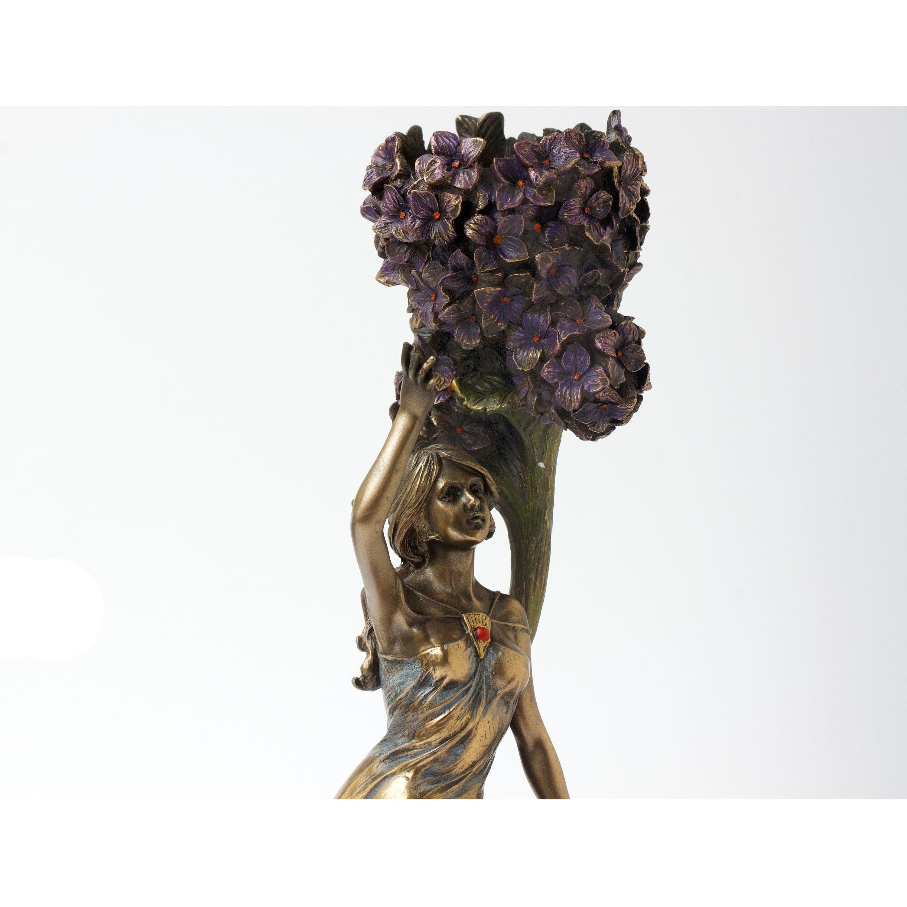 Candleholder with Flower and Girl shape | Lighting | Home Decor