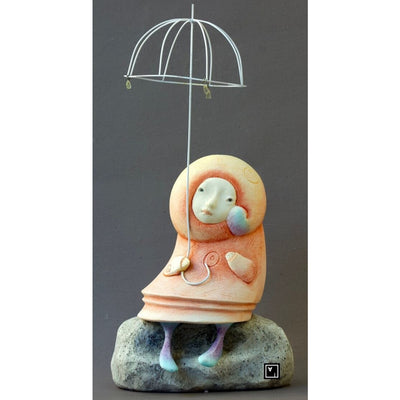 Child Doll Sculpture, Child at Heart Series Rain Doll Figurine