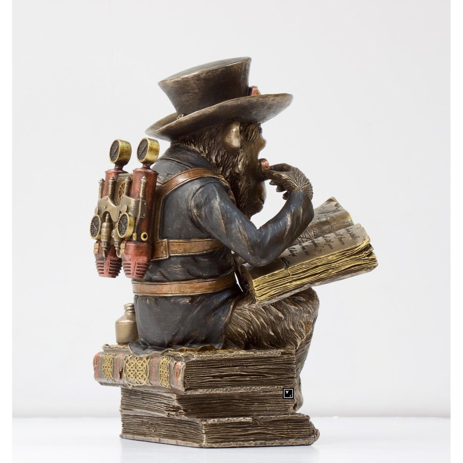 Chimpanzee Professor | Animal Sculptures | Home Decor | Handcrafted