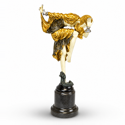 Bronze Sculpture of the Ankara Dancer, Dancer & Performance Sculptures