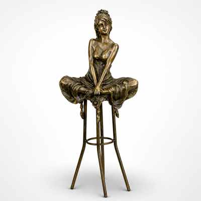 Lady on Barchair | Figurines & Statues | Home Decor | Handcrafted