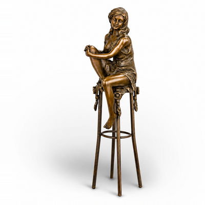 Lady on Barchair Figurine – 25.7 cm