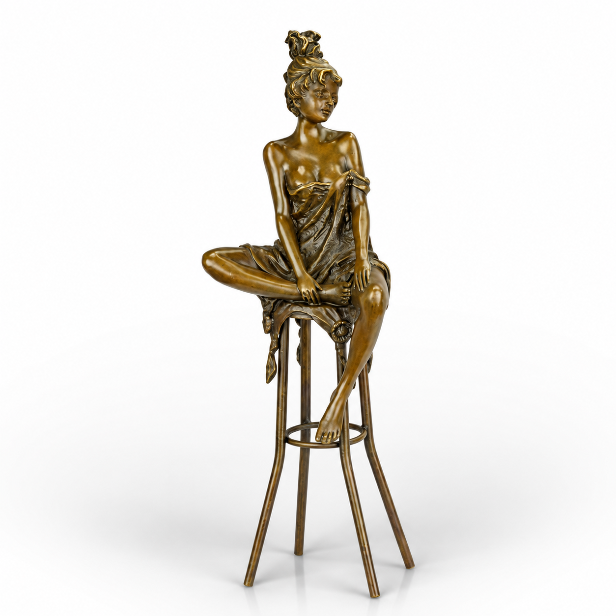 Lady on Barchair | Figurines & Statues | Home Decor | Handcrafted