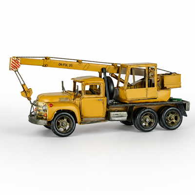 Tin Model of a Mobile Crane | Tin & Model Collectibles | Home Decor