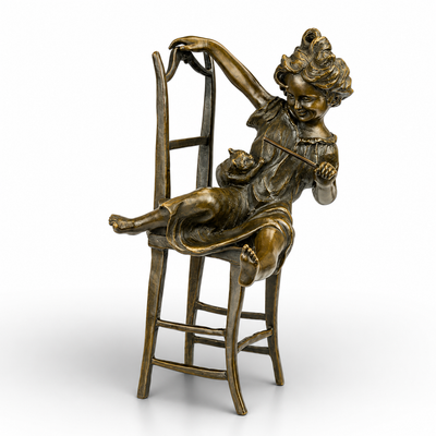 Bronze Sculpture Called Happy Cat | Animal Sculptures | Home Decor