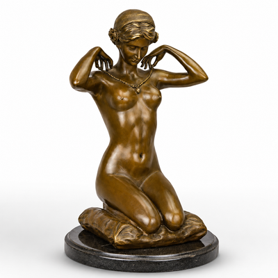Bronze Sculpture – New Necklace | Curios & Collectibles