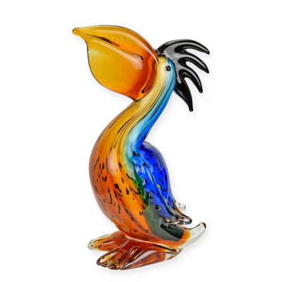 Pelican Murano Style Glass Figurine