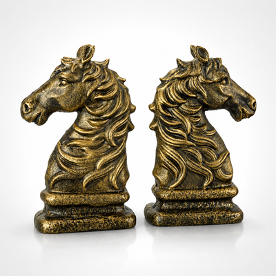 Horsehead Bookend | Curios & Collectibles | Home Decor | Handcrafted