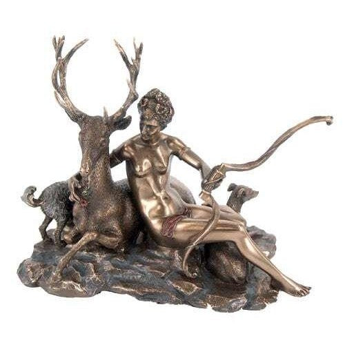 Demeter Figurine Statue Bronze Sculpture. Greek Goddess.Goddess of the