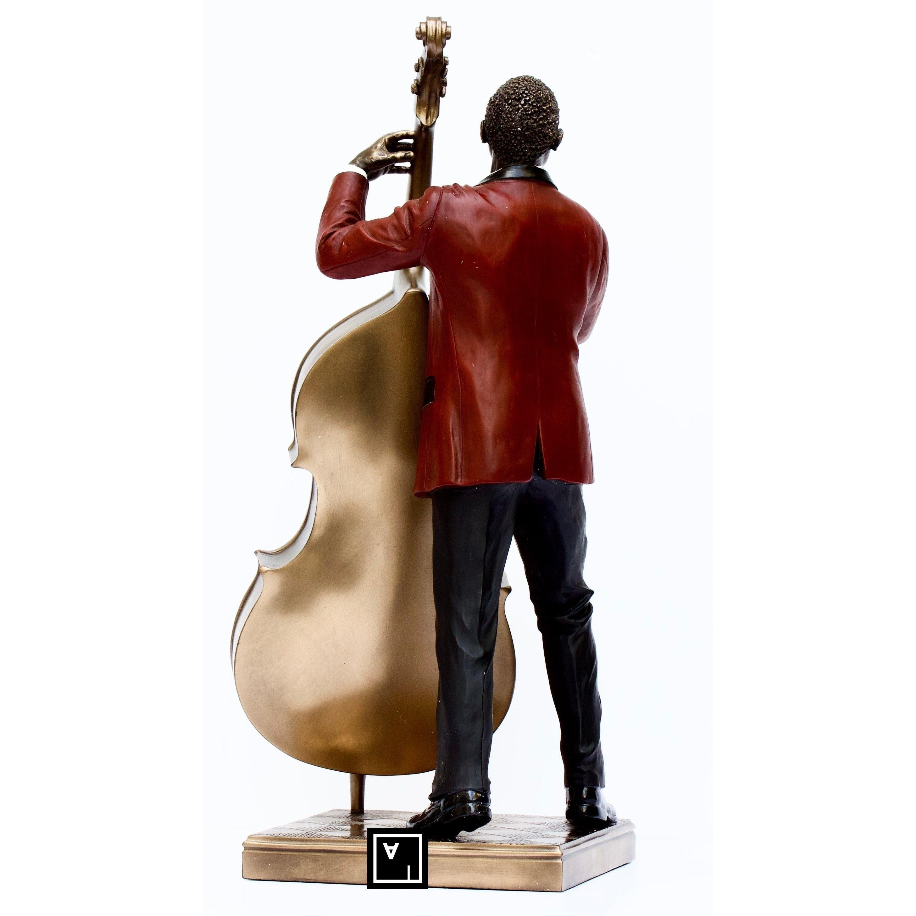 Double Bass Player | Figurines & Statues | Home Decor | Handcrafted
