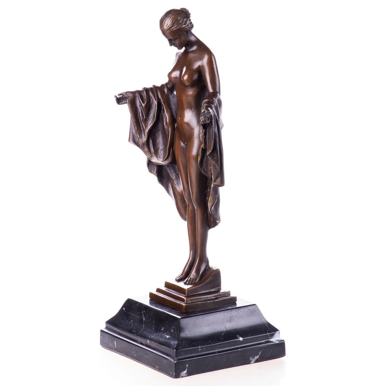 Elegant Nude Bronze Sculpture | Nude & Figurative Art | Home Decor
