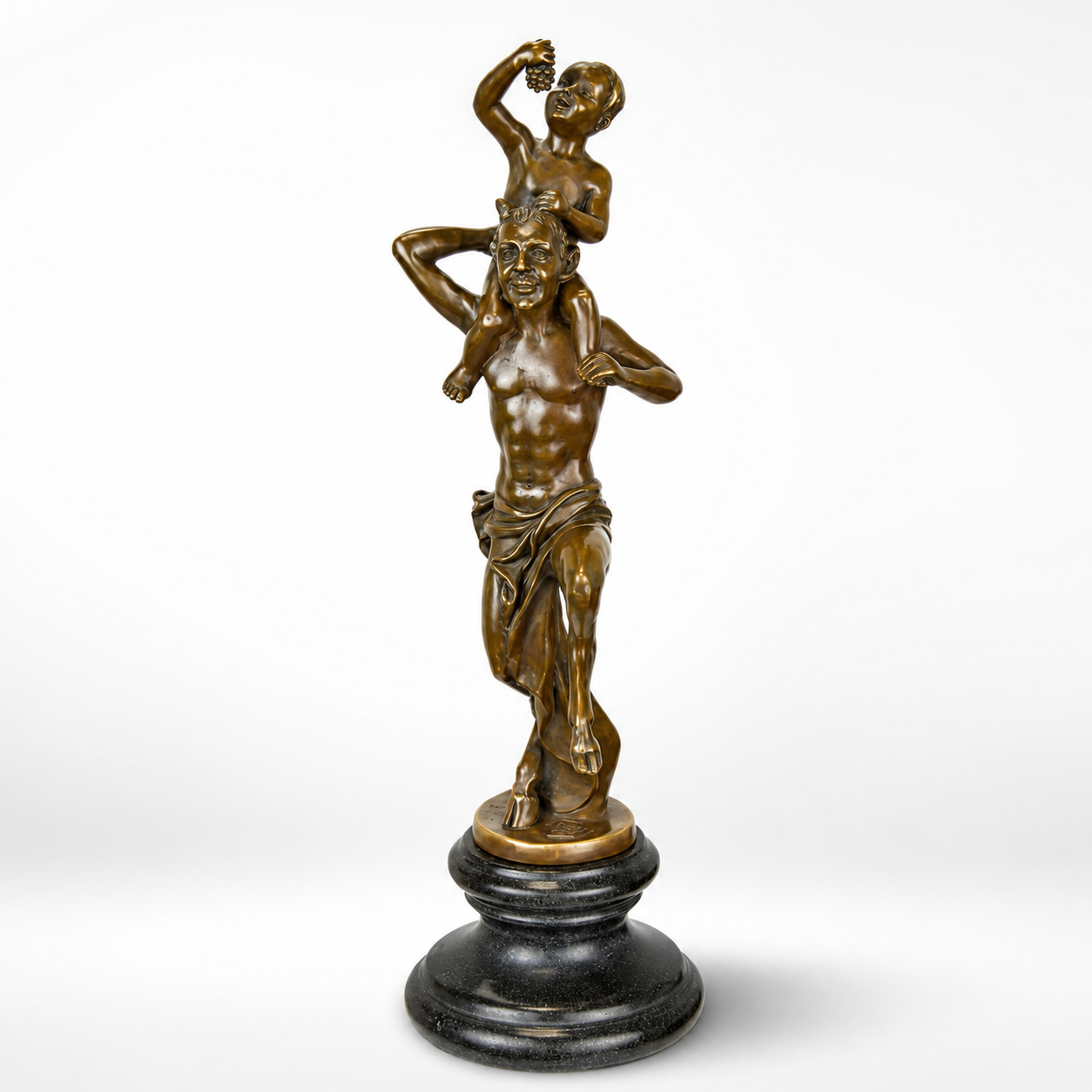 Faun with Little Bacchus | Mythology & Deity Sculptures