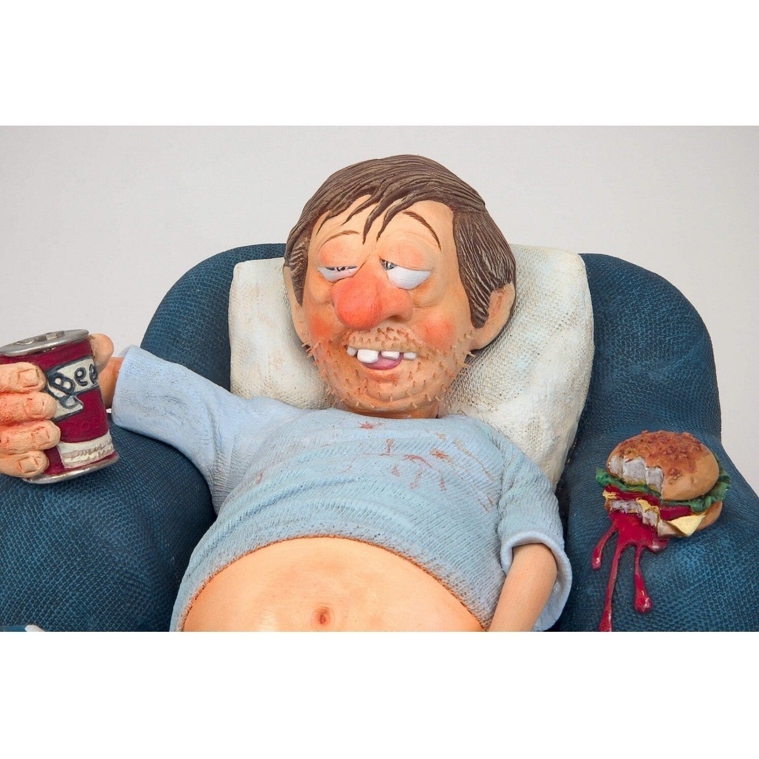FO85506 Guilermo Forchino Large The Coach Potato Figurine. Original