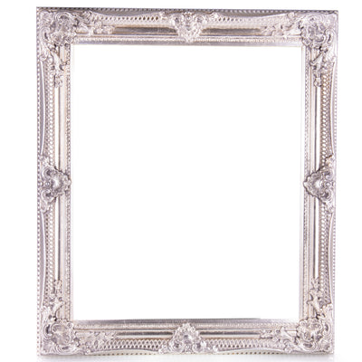 Wooden frame baroque silver | Handcrafted Wall Decor | Unique Home