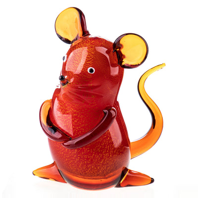 Murano style glass mouse | Handcrafted Glass Decor | Unique Home