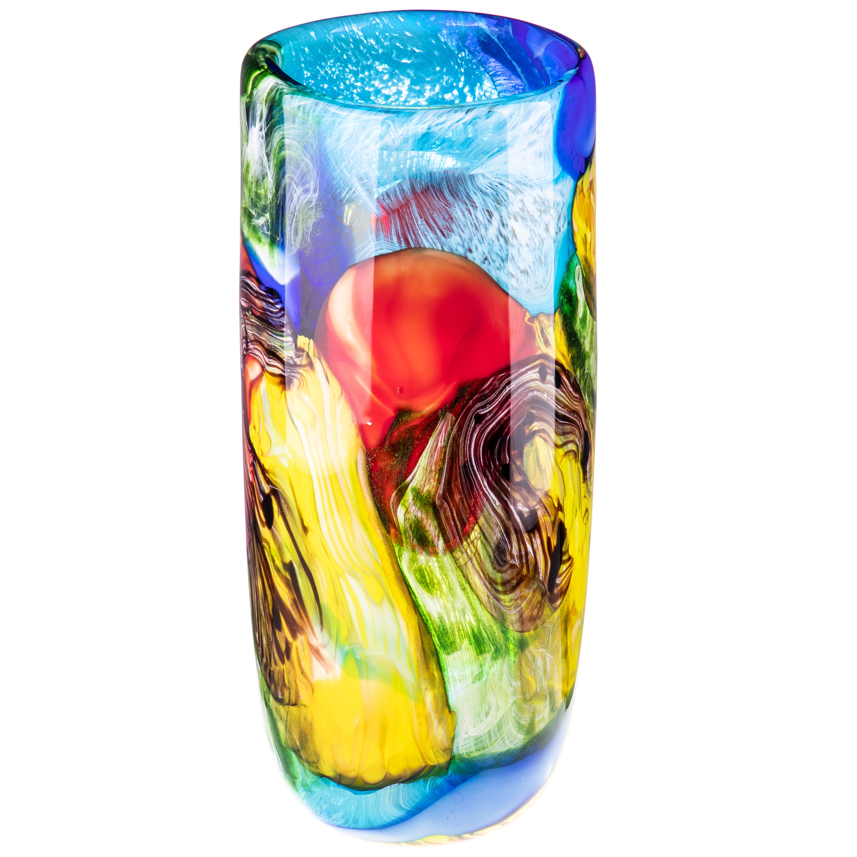 Murano Style Glass Vase – Decorative Art Glass
