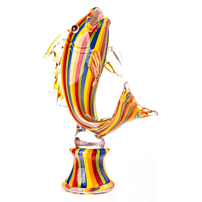 Murano style glass fish | Handcrafted Glass Decor | Unique Home Accent