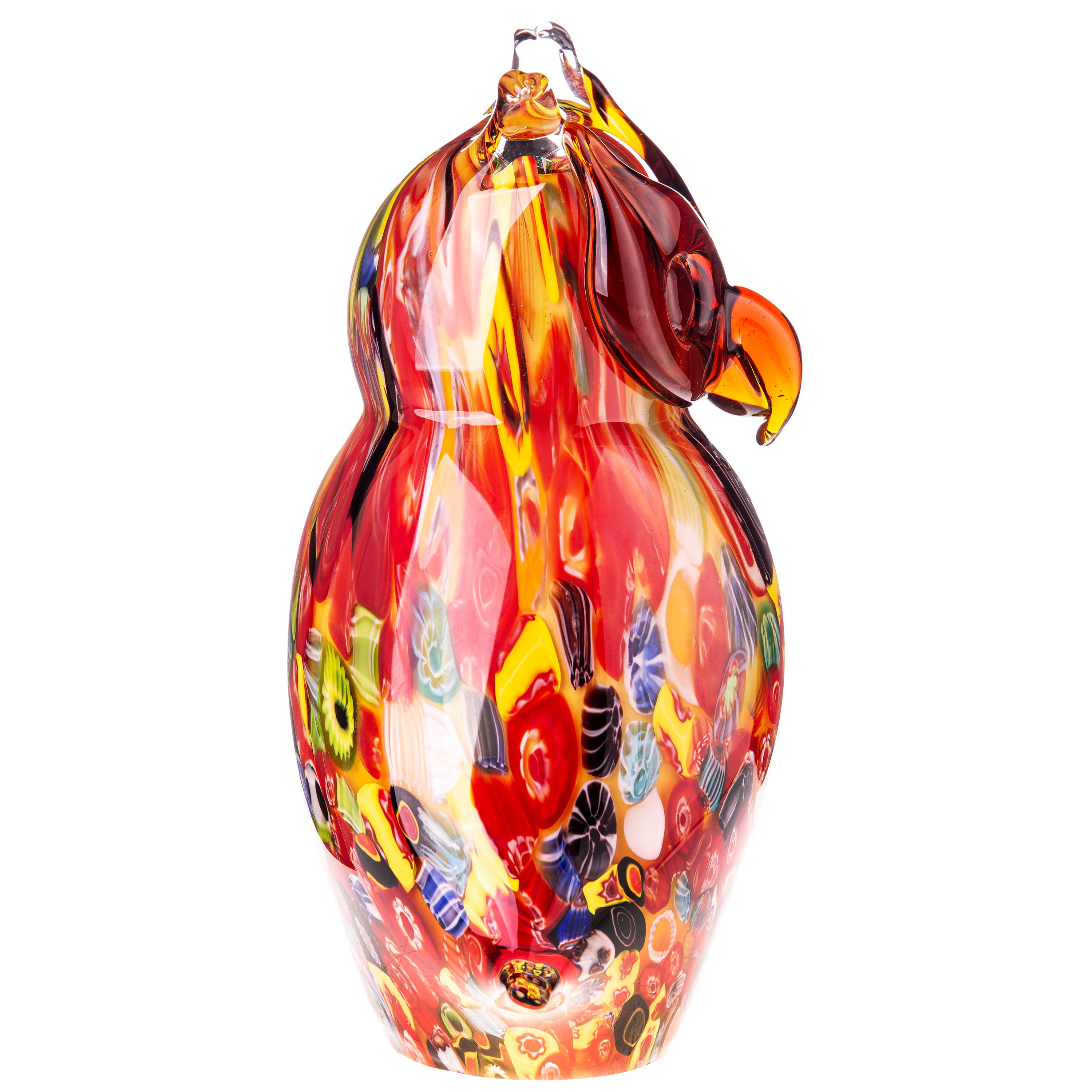 Murano Style Glass Owl Sculpture