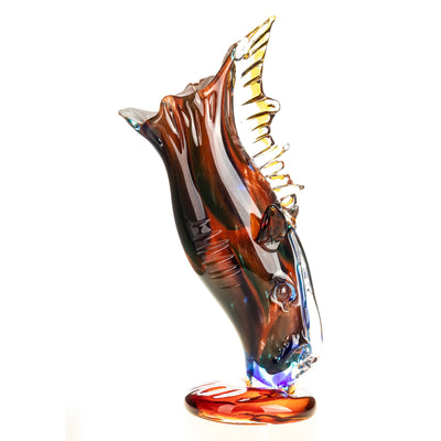 Murano style glass vase horse head | Handcrafted Glass Decor