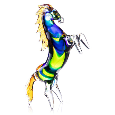 Murano style glass horse | Handcrafted Glass Decor | Unique Home