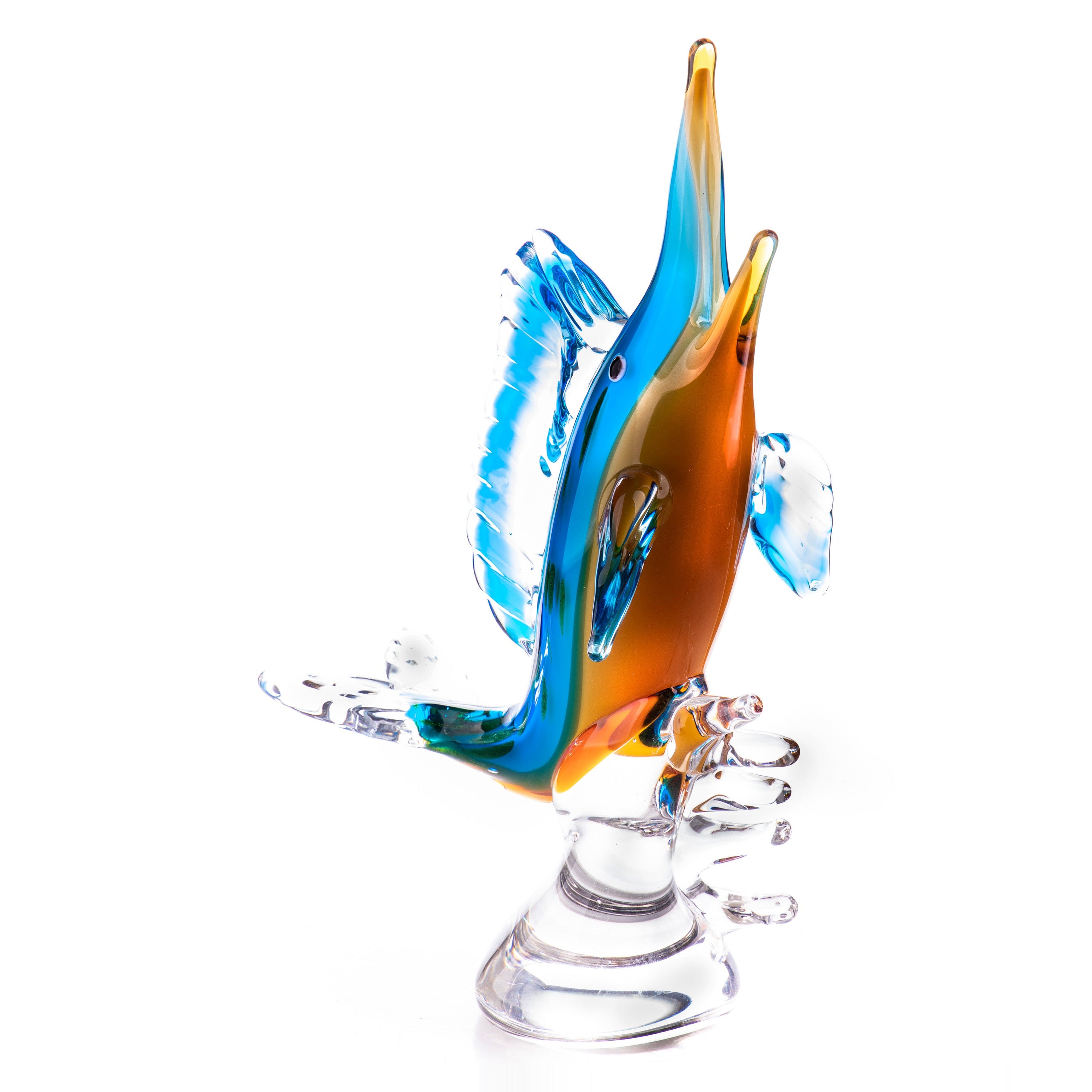 Murano style glass fish | Handcrafted Glass Decor | Unique Home Accent
