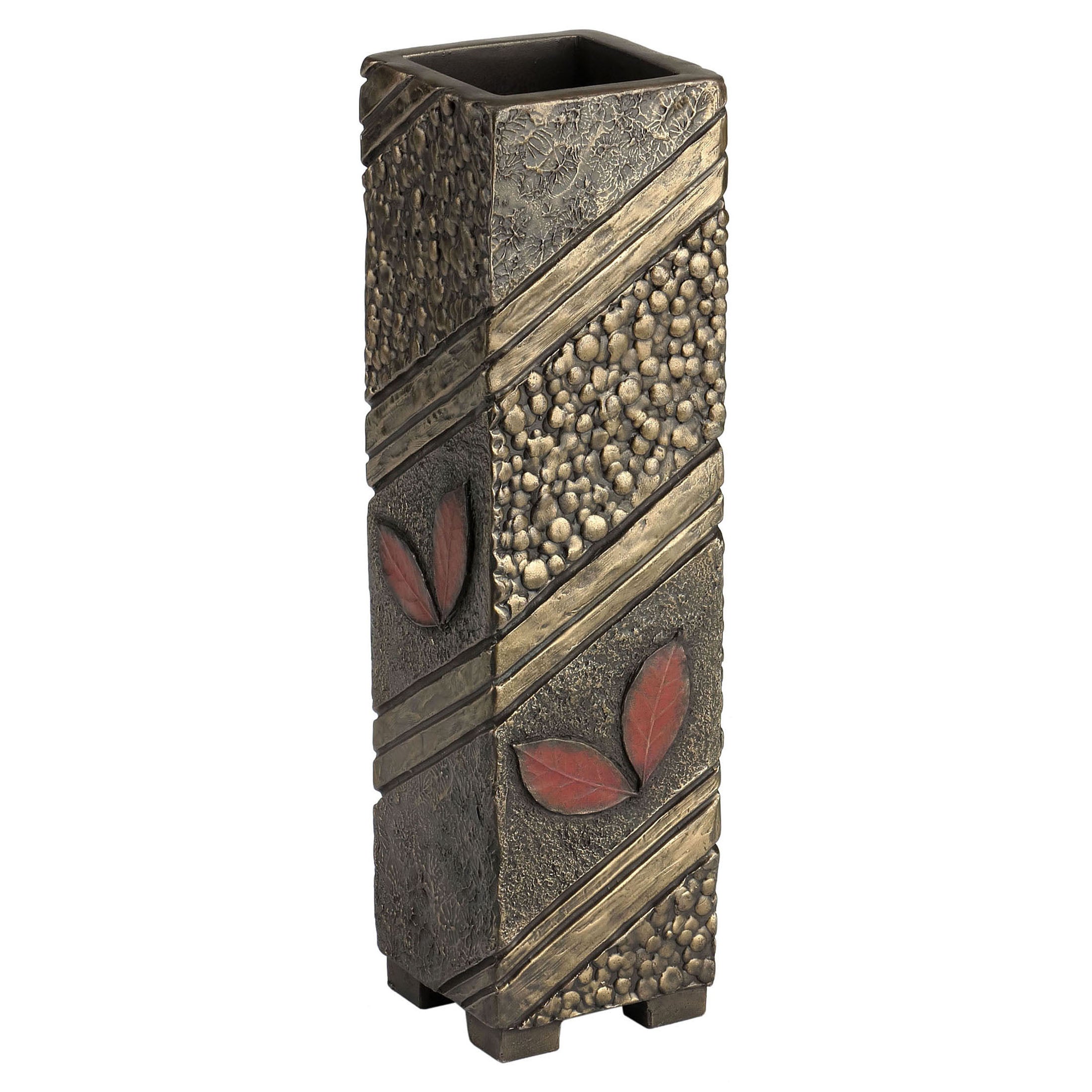 Vase Chimney Shape With Deciduous H 7.5"