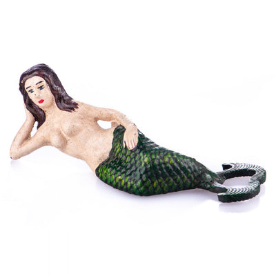 Cast iron bottle opener mermaid | Handcrafted Cast Iron Decor