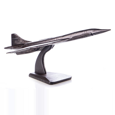 Cast iron aircraft model Concorde | Handcrafted Cast Iron Decor