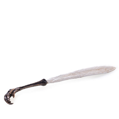 Cast iron bottle opener bird foot with feather | Handcrafted Cast Iron