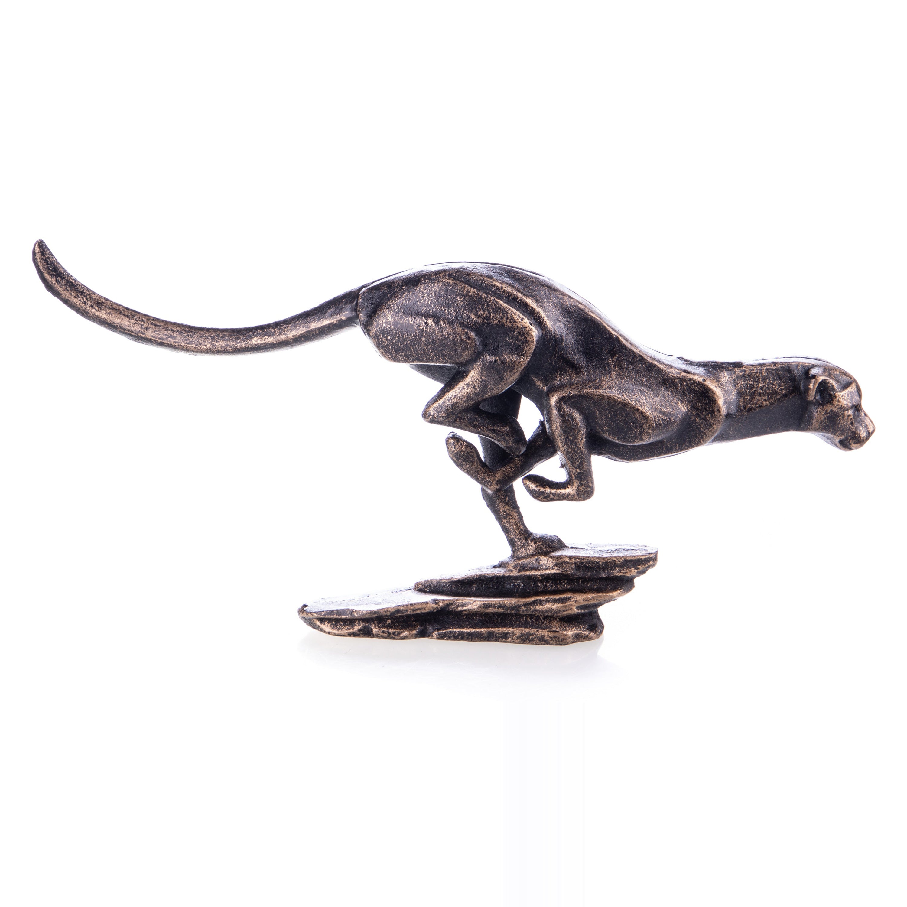 Cast iron panther | Handcrafted Cast Iron Decor | Unique Home Accent
