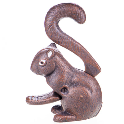 Cast iron nutcracker squirrel | Handcrafted Cast Iron Decor