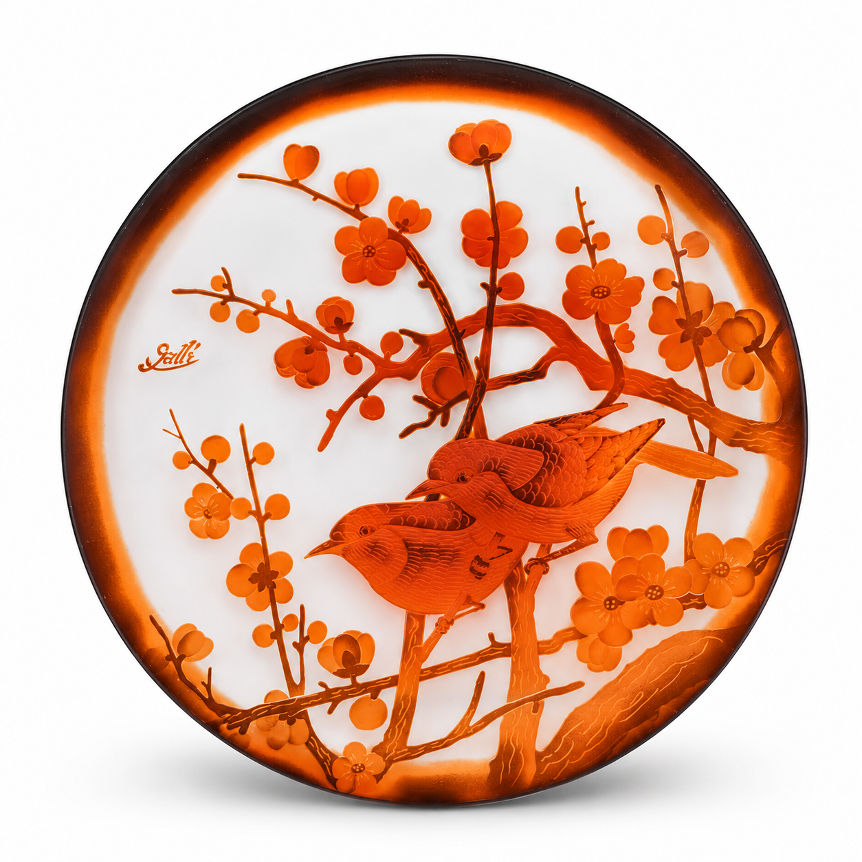 Galle Bird Wall Plaque | Handcrafted Glass Decor