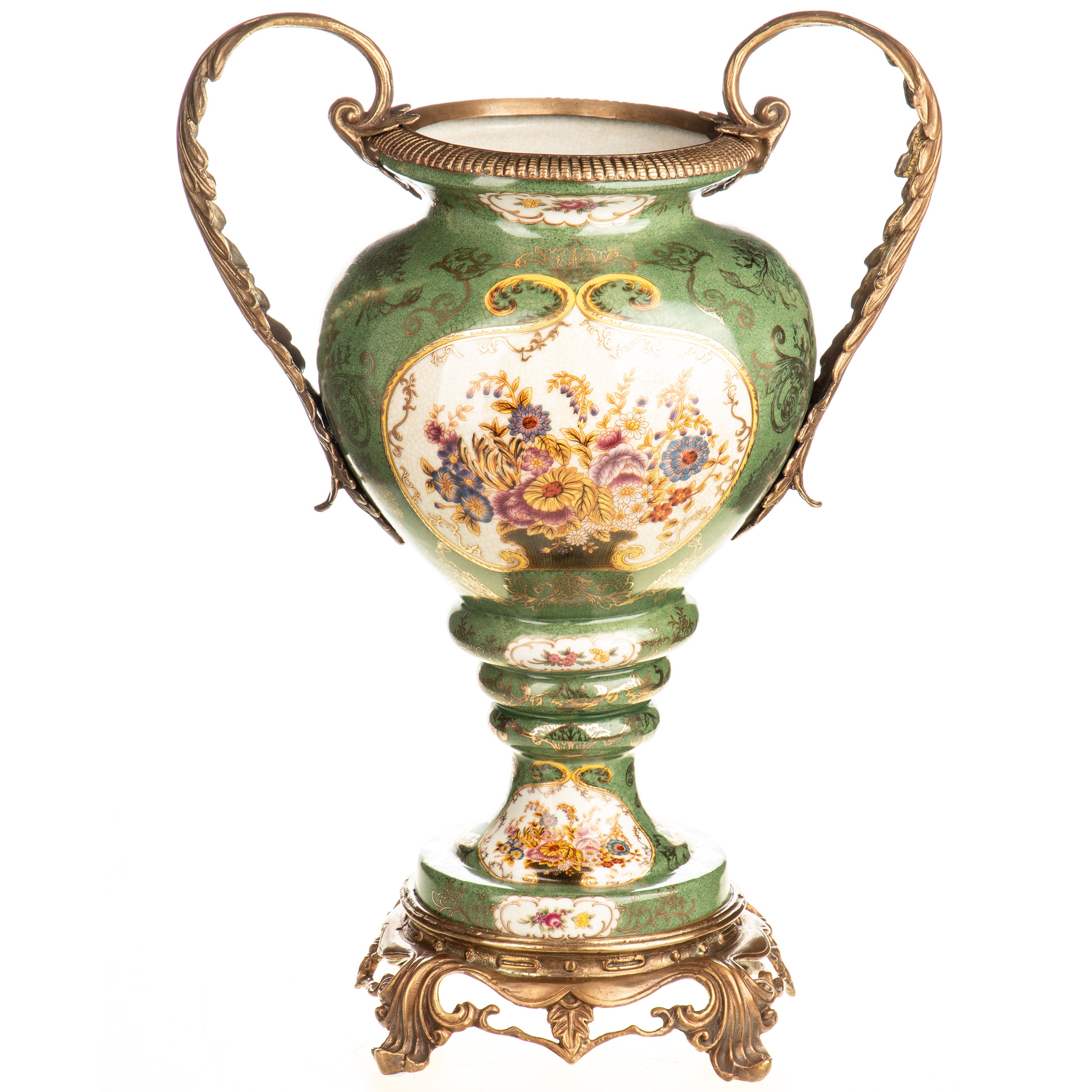 Porcelain Vase with Bronze Mounts – Large