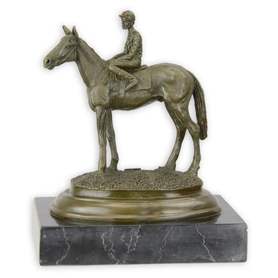 Horse and Rider | Animal Sculptures | Home Decor | Handcrafted