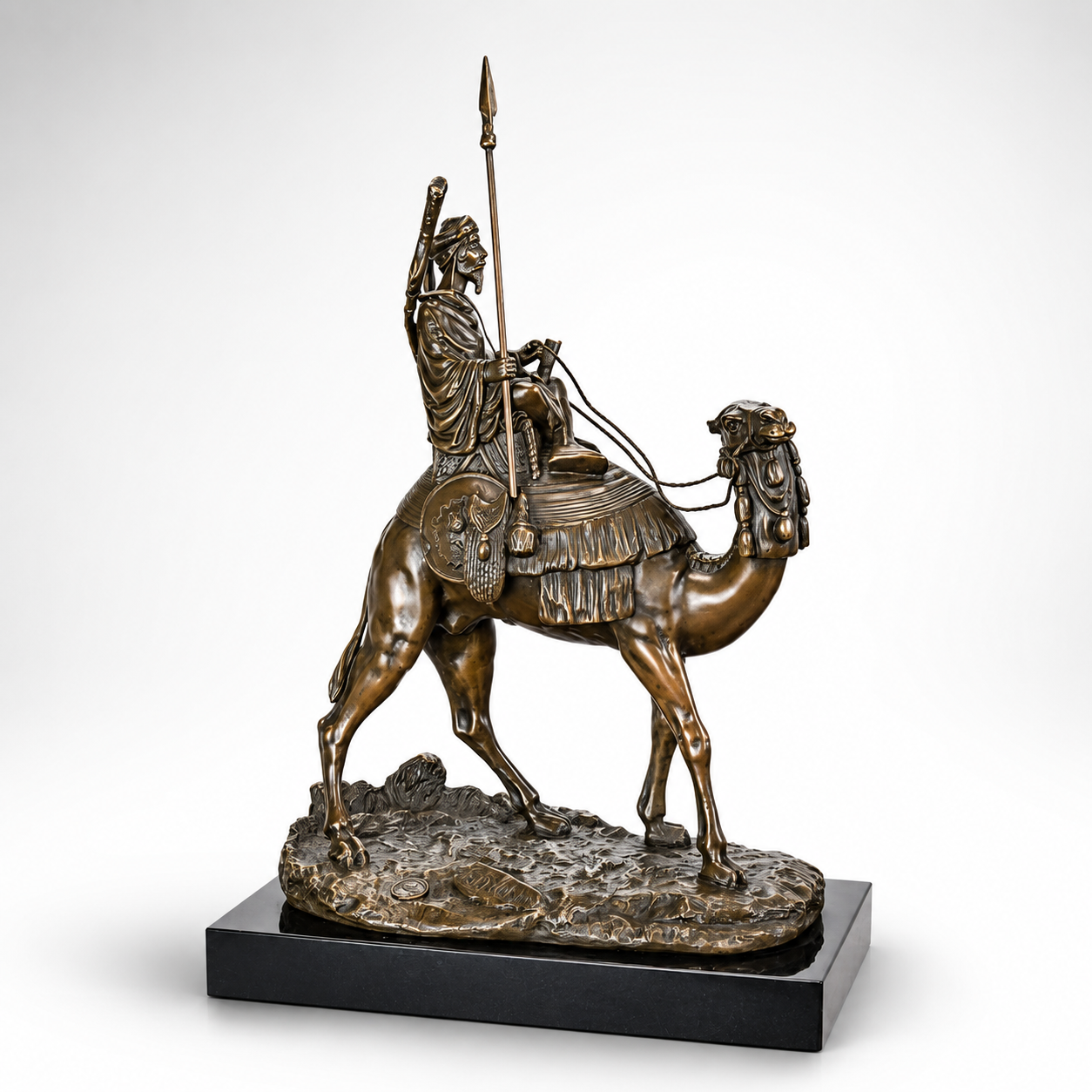 Sculpture of a Dromedary and Rider | Curios & Collectibles