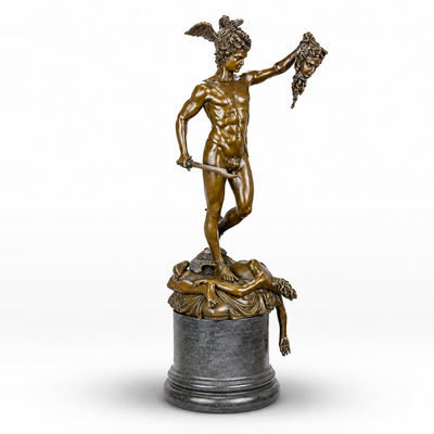 Perseus with the Head of Medusa | Handcrafted Bronze Decor