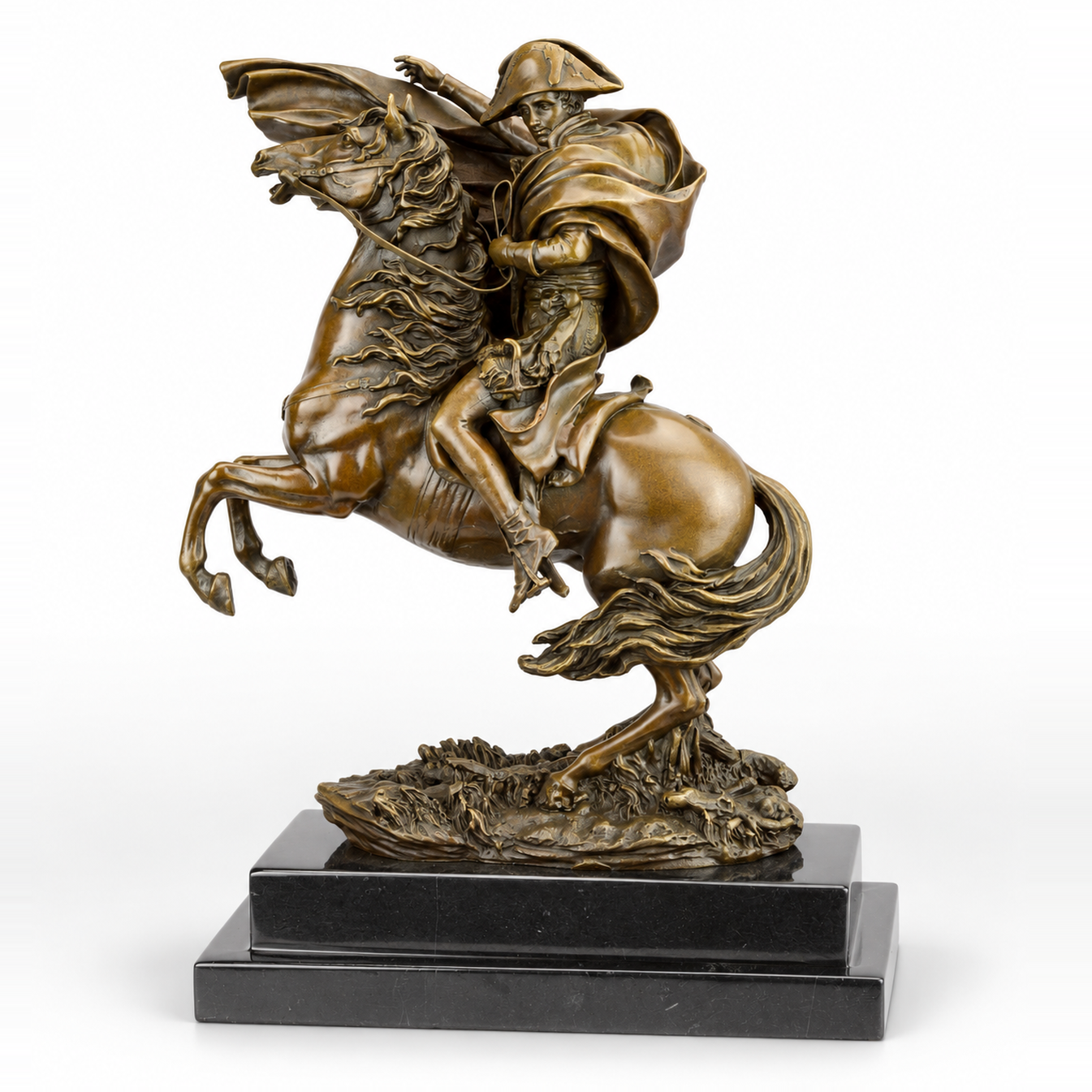 Napoleon Crossing the Alps | Handcrafted Bronze Decor | Unique Home