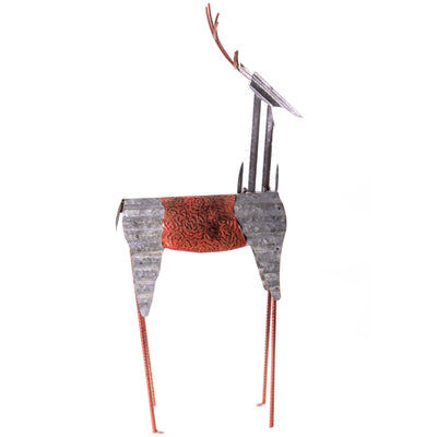 Metal garden figure reindeer | Handcrafted Garden Decor