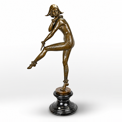 Harlequinade | Handcrafted Bronze Decor | Unique Home Accent