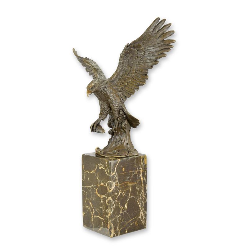 Fishing Eagle Bronze Sculpture