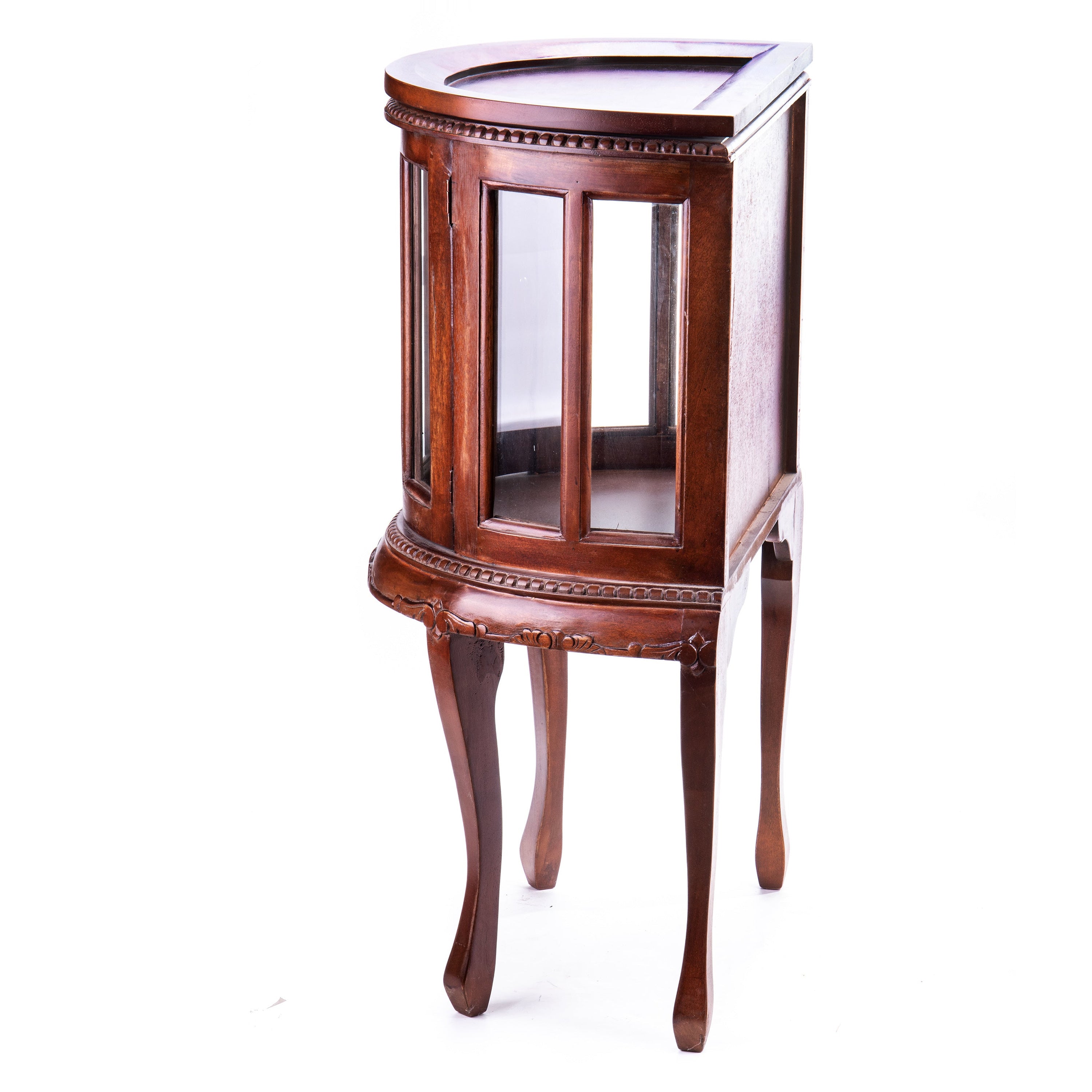 Wooden Display Cabinet | Handcrafted Wood Decor | Unique Home Accent