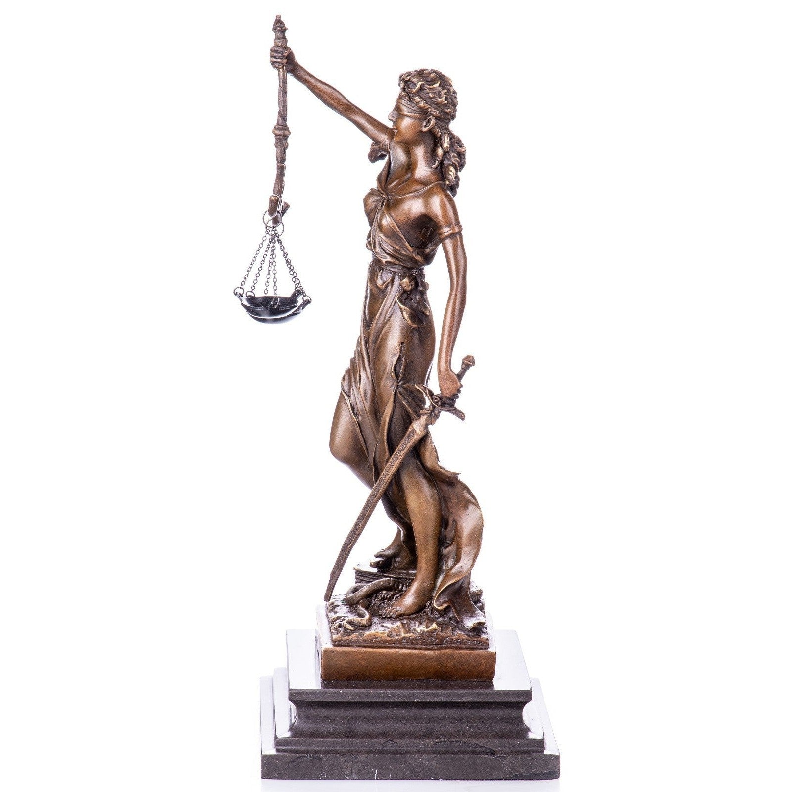 Lady Justice Bronze Sculpture | Mythology & Deity Sculptures