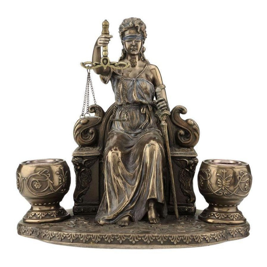 Lady Justice Candle Holder | Lighting | Home Decor | Handcrafted