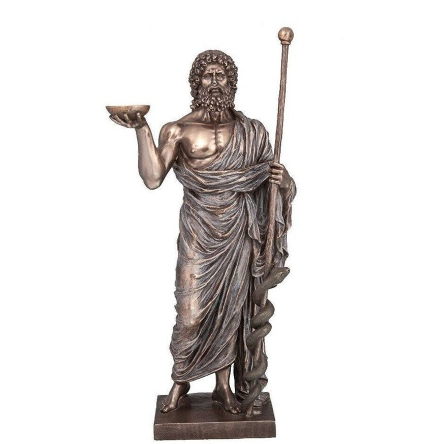 Large Hippocrates Figurine.Hippocrates of Cos.Father Of Medicine