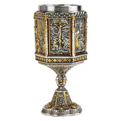 Life of Jesus Kiddush Shabbat cup Chalice (Stainless Steel Tumbler)